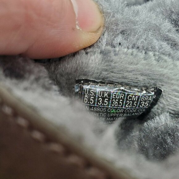 Sketchers Faux Fur Boots Womens Size 6.5 3/4 Calf Roll Down Buttons Brown - Picture 9 of 9